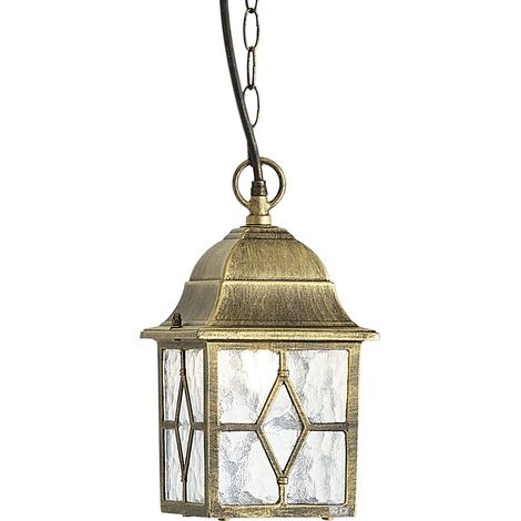 QAZQA Classic Pendant Light Antique Gold IP23 - London