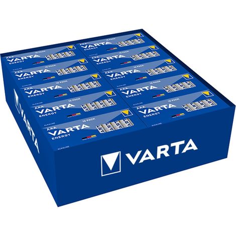 LR03/AAA (Micro) (4103) Pile, 10 dans la boîte, Batterie alcaline au manganèse, 1,5 V. (1/3)
