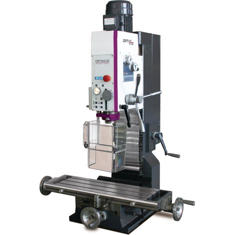 Optimum Bohr-Fräsmaschine OPTImill MH 35V elektrische Z-Achsenverstellung großer Tisch (1/5)