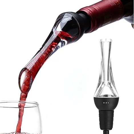 Bec verseur Vinaerator, carafes Vinaerator Choisissez le bec verseur de vin-AquaForge