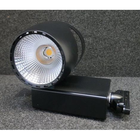 IKAR 029 Proj. Rail 1 all.029 noir angle 60° LED intég. 40W 3000K 4000lm ARIC 50322 (1/4)