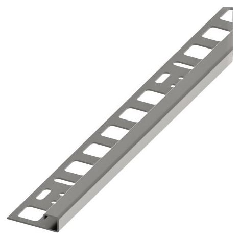 Quadratprofil Quadec-E Edelstahl 2,5 m 5,5 x 28 mm Abschlussprofil (1/2)