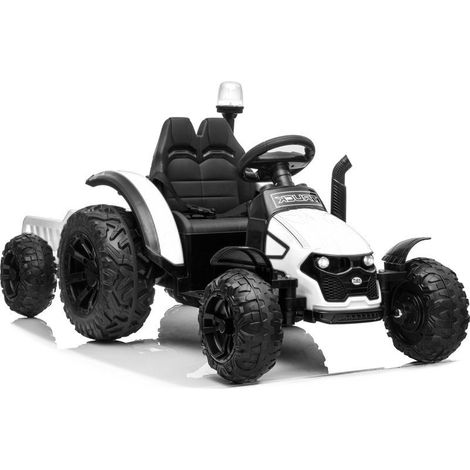 Trattore a batteria con rimorchio HZB-200 Bianco