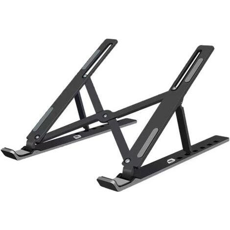 Plastique Support Ordinateur Portable,Laptop Stand, Support PC Portable en Plastique & Silicone Antidérapant (1/5)