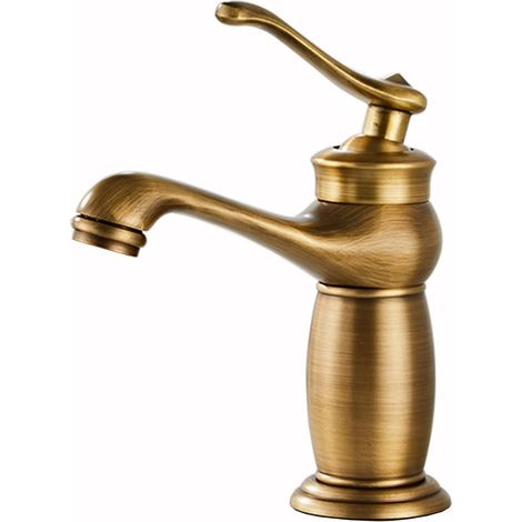 Robinets pour lavabos de salle de bain, Robinets de salle de bain vintage (court) (1/5)