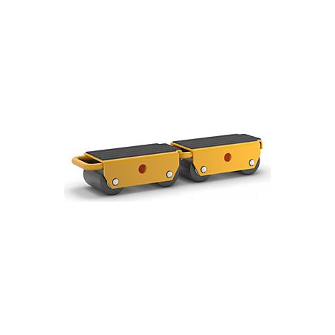 eurokraft basic  Carrellino da trasporto con rotelle in nylon  (1/2)