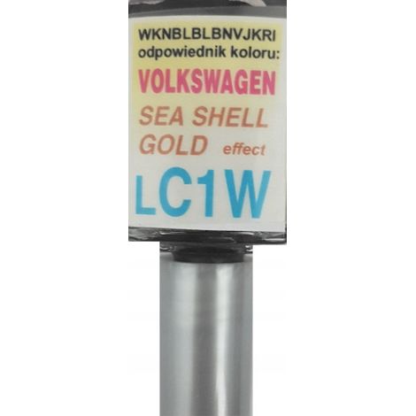 Kit di riparazione graffi per vernice auto VW LC1W SEA shell gold 10 ml arasystem (1/5)