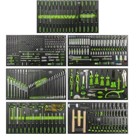 JBM 54689 Set di 7 termoformati con utensili 496 Pz.