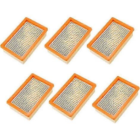 Ensemble de 6 filtres de rechange pour aspirateurs Kärcher MV4, MV5, MV6, WD4, WD5, WD6 (filtre foie) (1/5)