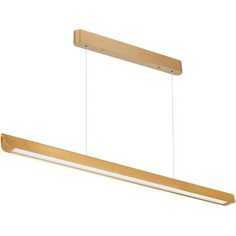 Suspension Linéaire LED 36W CCT Diffusion Large 100° Or 120cm - SILUMEN