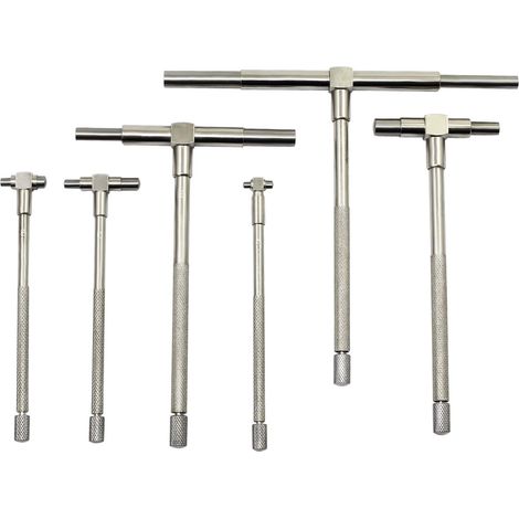 Jauge Interne - Télescopique 8 à 150 mm - Pour Mesure de Trou et Rainure - 6 Pièces (1/5)