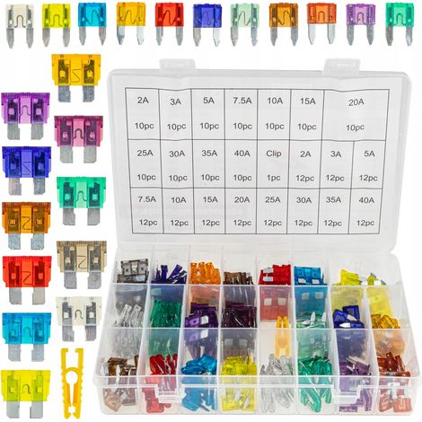 Kit Fusibili Automobilistici Mini Standard Clip 2A-40A 240 Pezzi (1/3)