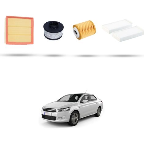 Kit tagliando 4 filtri compatibile con Citroen C-Elysee 1.5 hdi 75kw dal 2018 (1/5)