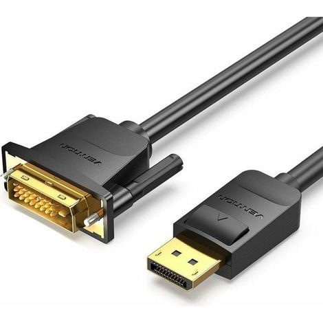 Adattatore DisplayPort a DVI Vention HAFBF Nero 2 m (1/2)