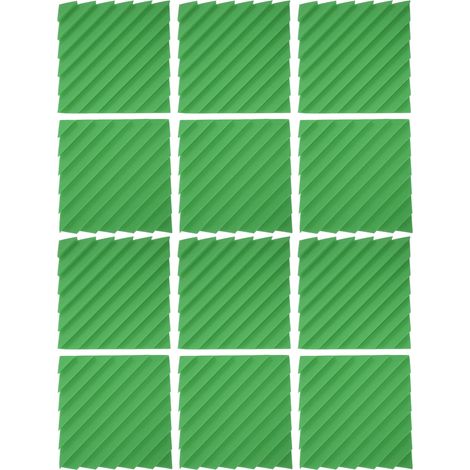12PCS Panneaux Acoustiques Haute Densité Mousse Légère Insonorisante pour Studio Salle de Concert (1/5)