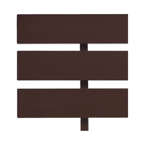 Cadre de lit sans matelas, pin massif brun foncé, 90 × 200 cm, pin massif durable, idéal chambre à coucher, style moderne, montage simple (1/5)