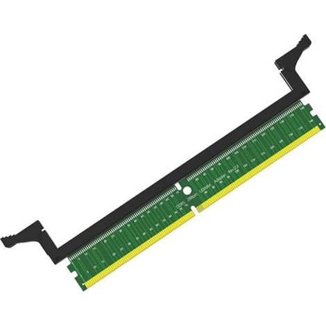 1 Adaptateur DDR5 U-DIMM 288 broches, PCB 4 couches, loquet long, protection test mémoire, PC bureau (1/5)