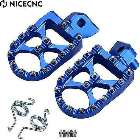 Motocross-Fußrasten für KTM 125, 250, 300, 350, 450, 530 EXC, EXCF, XC, XCF, XCW, XCFW, SX, SXF (1998–2016) – Blau (1/5)