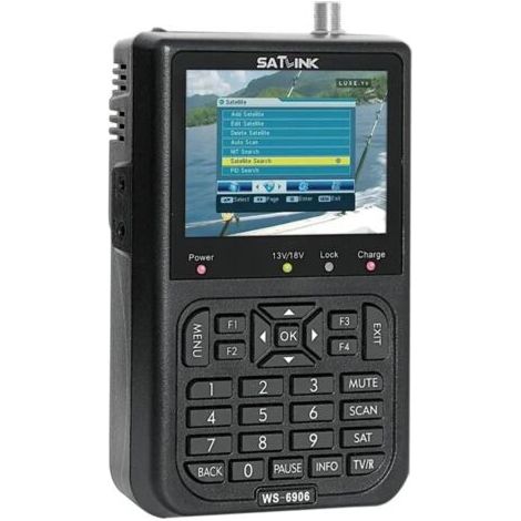 WS6906 Satellite Finder 3.5 "LCD Affichage Données Numérique Signal Finder Mètre 950 MHz - 2150 MHz (1/5)