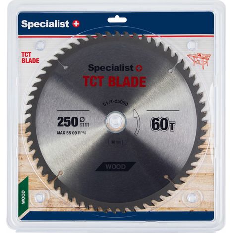 Lame de scie Specialist Wood 250x1 8x30/20 mm Z60
