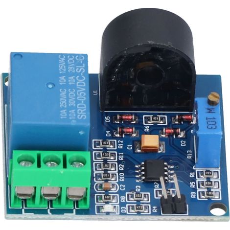 Module relais 5A 3 ports, protection contre les surintensités, carte de commutation basse tension pour signal de sortie et contrôle de l'interrupteur (1/5)