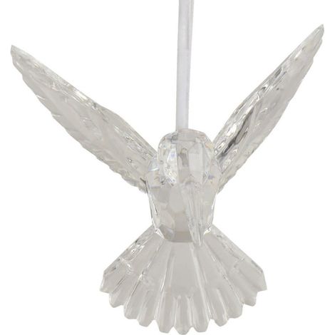 Weihnachtsanhänger Kolibri transparent - Kunststoff