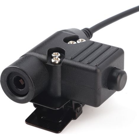 Adaptateur Audio PTT U94 pour Casque Talkie-Walkie Baofeng UV-5R TK-3107 (1/5)
