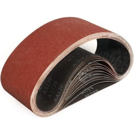 Bandes Abrasifs 100x610 mm-12 Pièces de 120 Grain Bande Ponceuse pour Ponçage et Polissage avec Ponceuse à Bande (1/5)
