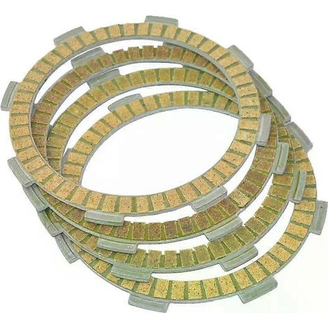 Kit de 4 disques d'embrayage pour motos Yamaha YFM125R (2011-2015), Honda TRX200 Fourtrax 200 (1984, 1990, 1993-2001) et Sportrax90 (2002-2008). (1/2)