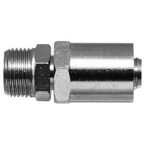 Attacco Maschio con Portagomma Ø 6 x 14 mm Spiralflex Fil. 1/4 10 Pezzi (1/2)