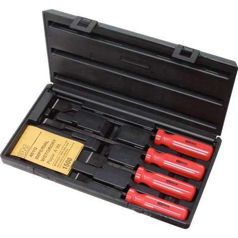 KS Tools 907.2230 Serie di Raschietti per Guarnizioni, 4 Pezzi (1/5)