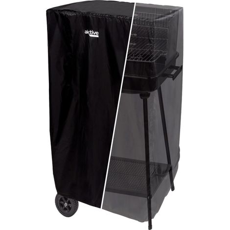 Aktive funda protectora negra para barbacoa 74,5x64,5x109 cm (1/5)