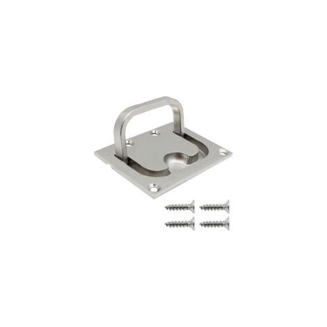 Support de trappe de bateau encastré en acier inoxydable. Support de trappe de bateau encastré avec 4 vis pour armoire de yacht. (1/5)