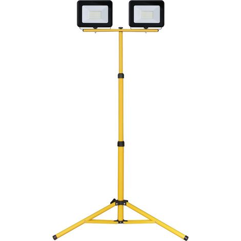Doppelter LED-Strahler mit Stativ 2x30W 6500K IP65