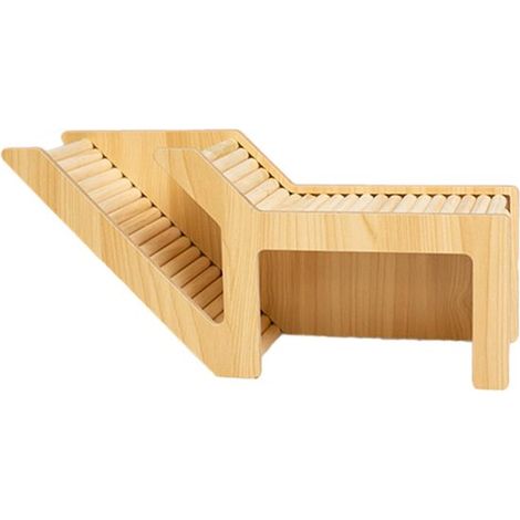 Versteck für Meerschweinchen und Hamster Hamsterhaus Hamstertunnel Nagertunnel Trapezform Mit Leiter Für Meerschweinchen und Hamster Kletterspiel (1/5)