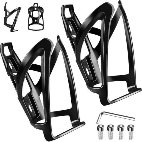 Wasserflaschenhalter – Nicht spezifiziert – 2er-Pack – Polycarbonat – Leicht – Schwarz (1/4)