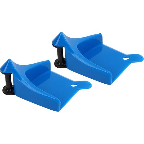tuyaux guide anti-pincement pour lavage auto, coins d'insertion pneu, outil de détail, bleu, paire (1/5)