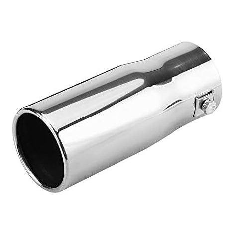 Tuyau d'échappement de Voiture, goulot d'extrémité arrière de Tuyau d'échappement de Modification en Acier Inoxydable(Flat) (1/5)