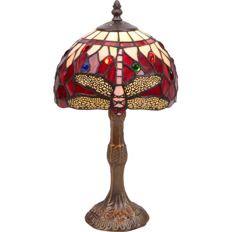 Tischleuchte Durchmesser 20 cm Belle Rouge Serie