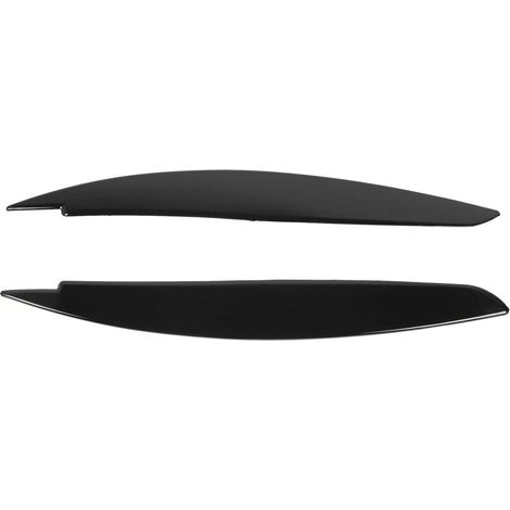 [NIEMALS VERWENDET] Scheinwerferblenden links und rechts, Scheinwerferblenden für 1er BMW E81, E82, E87, E88 (2006 bis 2013), Schwarz glänzend