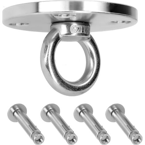 Crochet de suspension plafond robuste pour hamac yoga, chaise, sac de frappe, balançoire (1/5)
