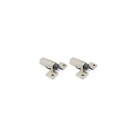 Lot de 2 amortisseurs de charnière, butée soft close, système de porte silencieux, à visser pour fermeture douce et pratique