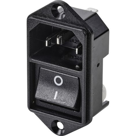 TRU COMPONENTS TC-10088376 Kaltgeräte-Steckverbinder C14 Stecker, Einbau vertikal Gesamtpolzahl: 3 1 (1/3)