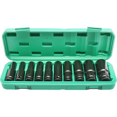 Set di 10 chiavi a bussola a impatto lunghe Breckner Germany (1/4)