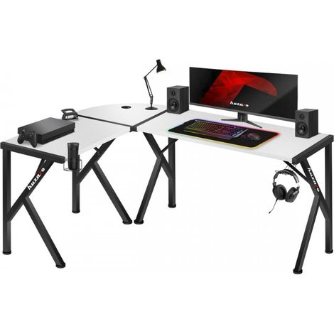 Bureau de jeu Huzaro Hero 6.3 blanc (1/5)