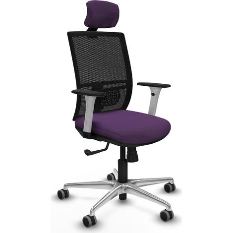 Chaise de bureau piqueras y crespo Yunquera blanche 120 kg (1/2)