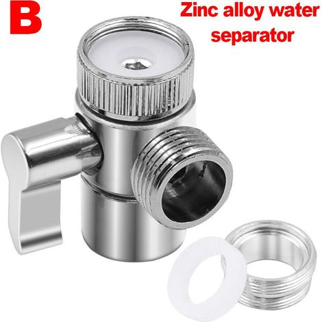 Robinet Interrupteur Adaptateur Évier De Cuisine En Alliage De Zinc Inverseur Lavabo Robinet Connecteur Pour Salle De Bains Douche Accessoires Externes En Alliage De Zinc