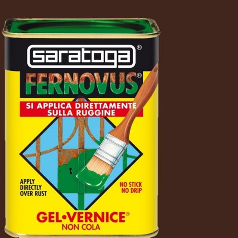 Saratoga Fernovus Vernice Gel Antiruggine 750 ml Marrone brunito micaceo