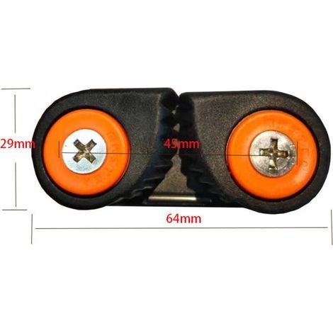 Serre-câble en nylon, pince à câble, serre-câble à double rouleau 2964mm, accessoires de quincaillerie marine. (1/3)