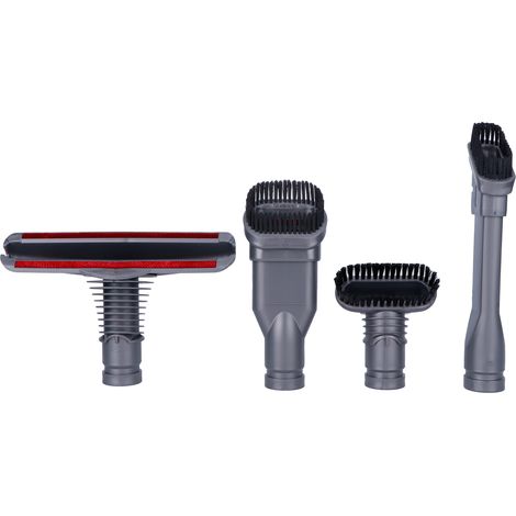 Kit 4 Embouts Aspirateur Compatible Dyson V6 DC35 DC45 Brosse Nylon ABS Accessoire Nettoyage (1/5)